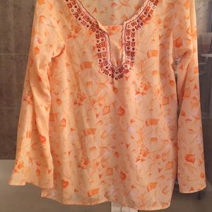 Embroidered top